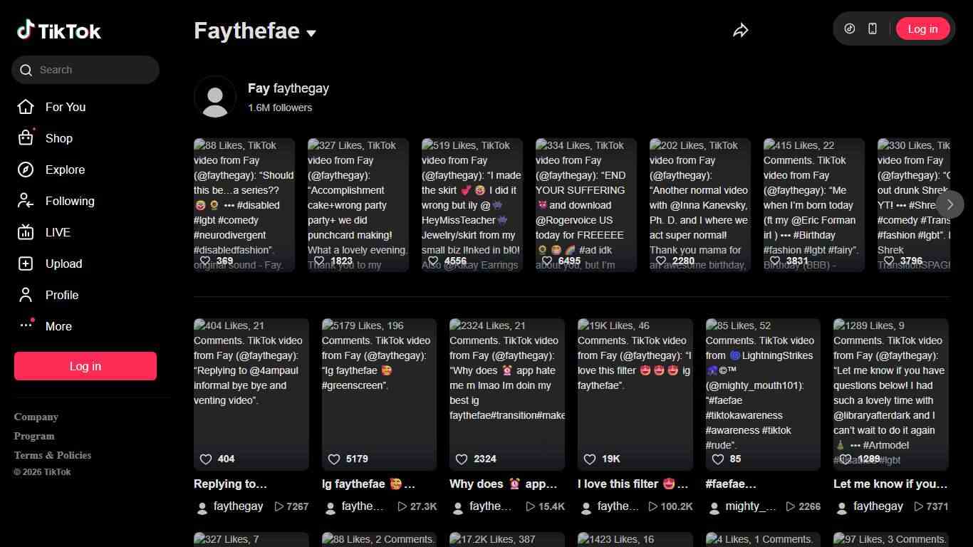 Faythefae TikTok
